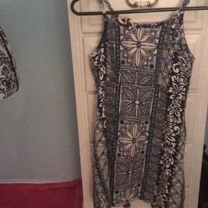 Mini noodle strap dress